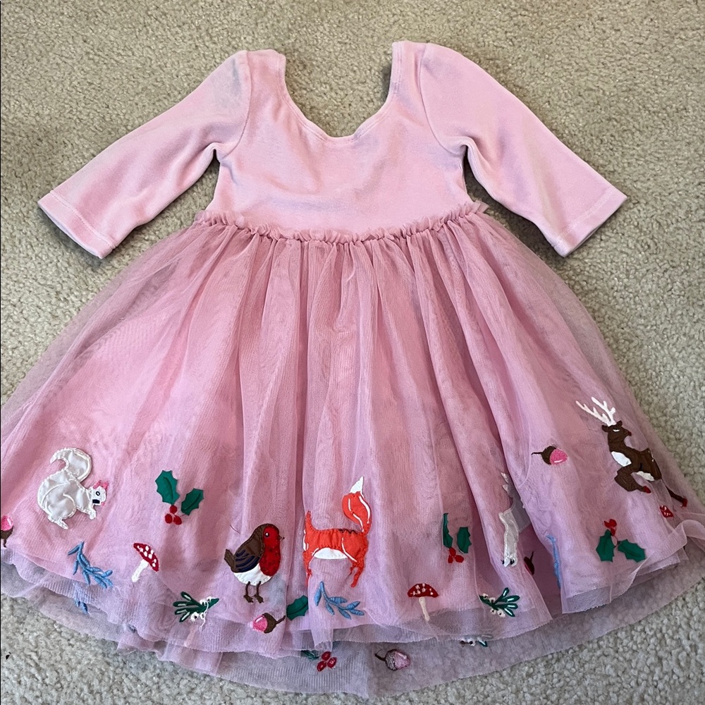 Holiday Mini Boden Light Pink Tulle Dress